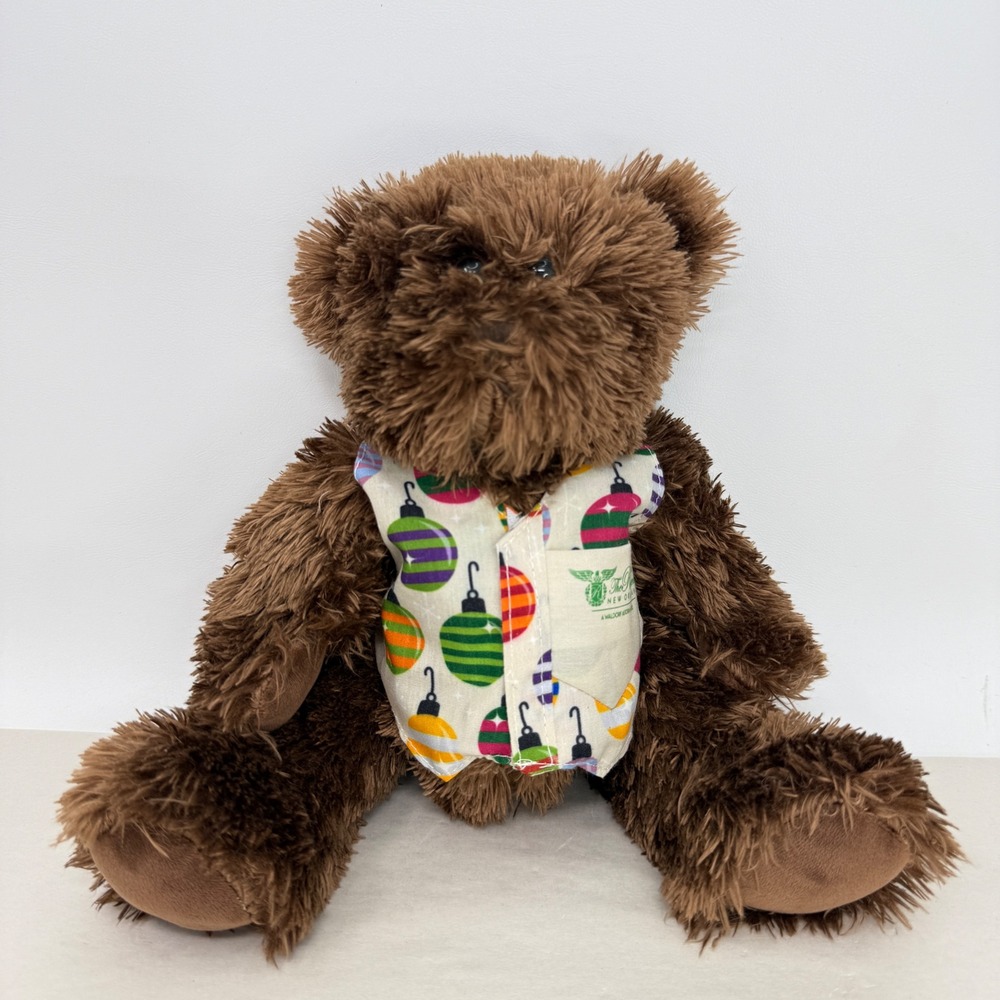 The Roosevelt New Orleans Waldorf Astoria 2021 Holiday Vest Teddy Bear Plush